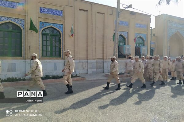 اجتماع مردم شهرستان سرخس در محکومیت  حادثه تروریستی گلزار شهدای کرمان
