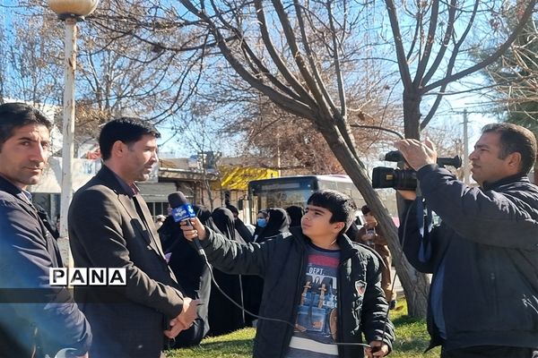 راهپیمایی مردم شهرستان چگنی در محکومیت حادثه کرمان