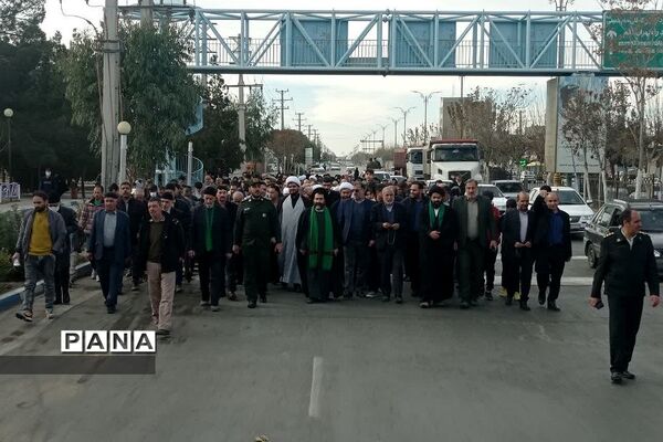 نماز جمعه‌ فشافویه همراه با راهپیمایی محکـومیت جنایت تروریستی کرمان