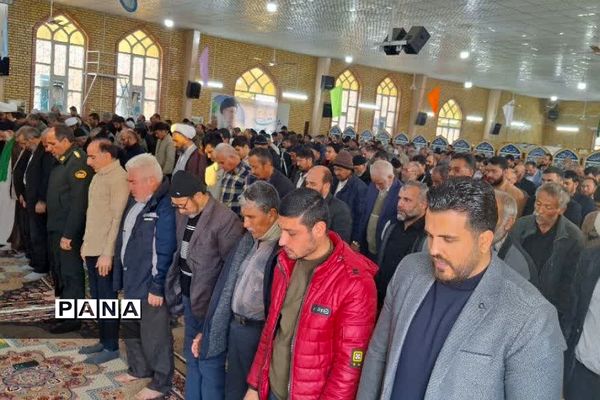 نماز جمعه‌ فشافویه همراه با راهپیمایی محکـومیت جنایت تروریستی کرمان