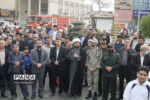 راهپیمایی مردم ولایتمدار پیشوا در محکومیت حادثه تروریستی شهدای کرمان