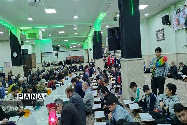 محفل انس با قرآن در مسجد حضرت ابوالفضل شهرستان ملارد