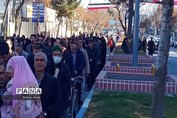 راهپیمایی مردم شیروان در محکومیت حمله تروریستی  گلزار شهدای کرمان