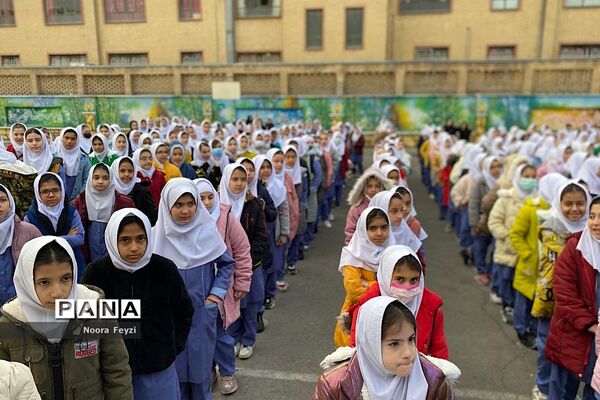 برگزاری صبحگاه مقاومت در دبستان وحید کیهانی ناحیه یک شهرری