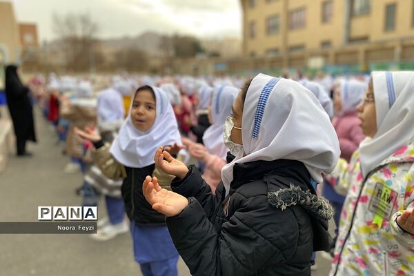 برگزاری صبحگاه مقاومت در دبستان وحید کیهانی ناحیه یک شهرری