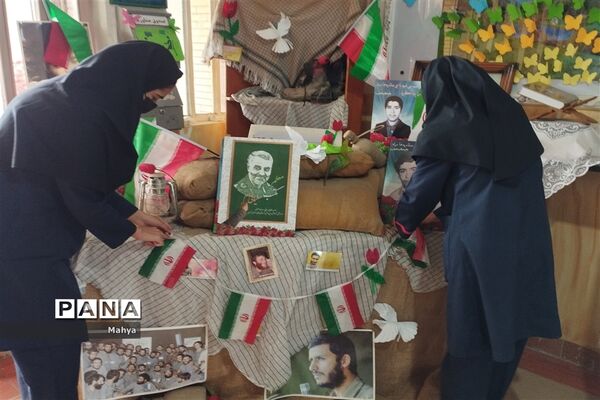 مراسم صبحگاه مقاومت در آموزشگاه حضرت زهرا (س) جوادآباد