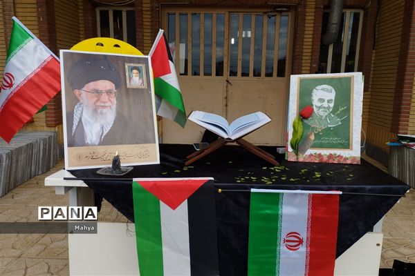 مراسم صبحگاه مقاومت در آموزشگاه حضرت زهرا (س) جوادآباد