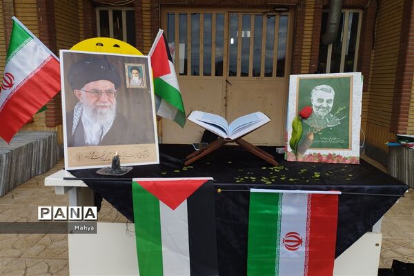 مراسم صبحگاه مقاومت در آموزشگاه حضرت زهرا (س) جوادآباد