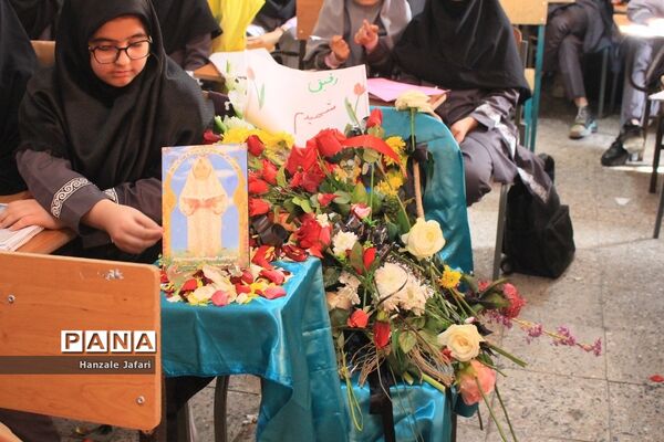 حال و هوای مدرسه نظریان کرمان در فراق شهیده فاطمه زهرا سلطانی نژاد