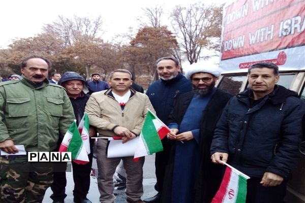 راهپیمایی مردم زنجان درحمایت از محکومیت حادثه تروریستی کرمان