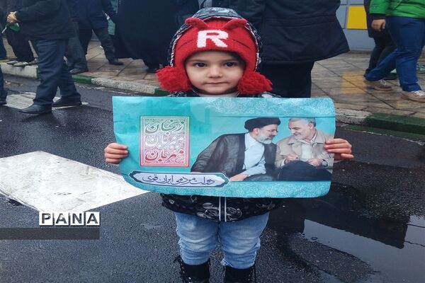 راهپیمایی مردم زنجان درحمایت از محکومیت حادثه تروریستی کرمان