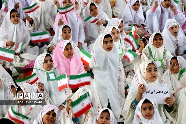 جشن تکلیف 1600 نفری دختران ناحیه یک بهارستان