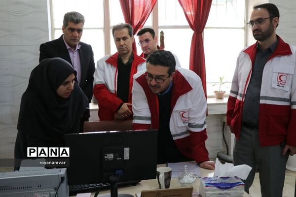 سفرمعاونت بهداشت، درمان وتوانبخشی جمعیت هلال جمهوری اسلامی ایران به خراسان شمالی