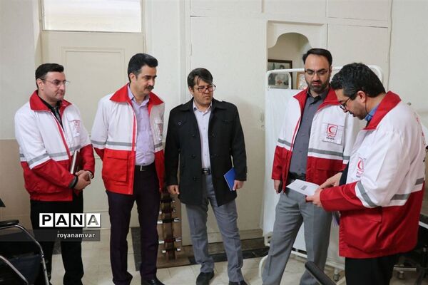سفرمعاونت بهداشت، درمان وتوانبخشی جمعیت هلال جمهوری اسلامی ایران به خراسان شمالی