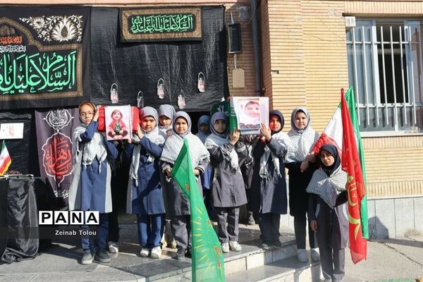 یادواره‌ی شهدای دانش‌آموزی حادثه تروریستی کرمان در مدارس ناحیه ۵