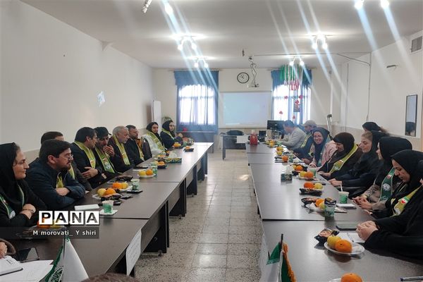 جلسه شورای برنامه ریزی سازمان دانش‌آموزی سه ماهه دوم در شهرستان سملقان