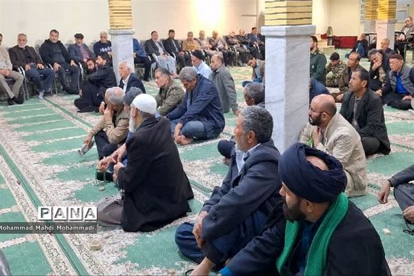 آیین بزرگداشت شهدای حمله تروریستی کرمان در فشافویه