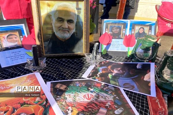 سوگواره شهدای دانش‌آموز کرمان در مدارس آباده