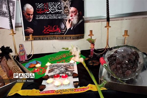 مراسم یادبود شهدای دانش‌آموز حادثه تروریستی کرمان در دبستان امام حسین (ع)ملارد