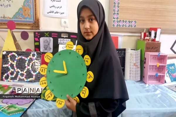 نمایشگاه خلاقیت‌های دانش‌آموزان آموزشگاه حضرت‌معصومه(س) اسلامشهر