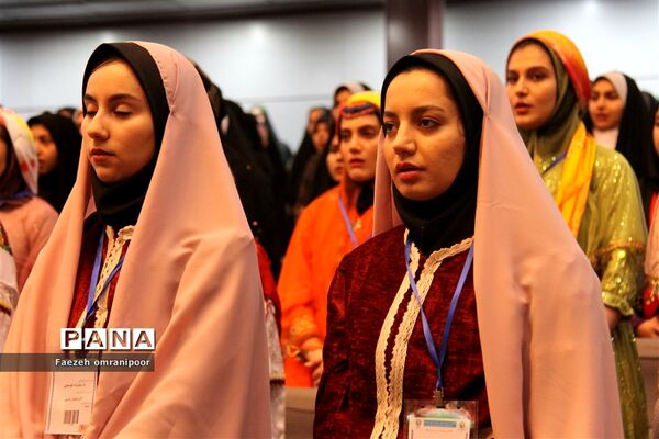 آئین اختتامیه جشنواره سرود و هنرهای نمایشی دانشجومعلمان دانشگاه‌های فرهنگیان سراسرکشور در قزوین
