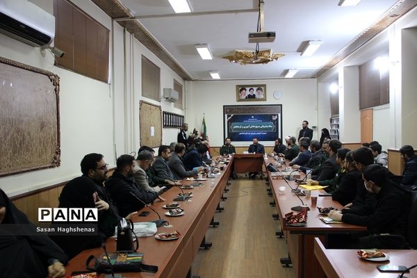 مراسم تکریم و معارفه فرمانده جدید بسیج دانش‌آموزی آموزش و پرورش اسلامشهر