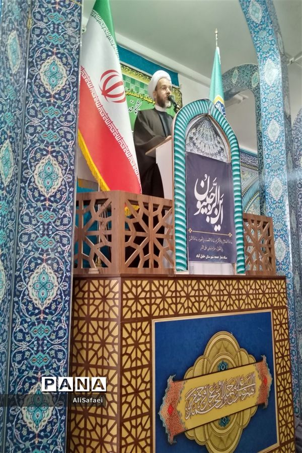 نماز عبادی سیاسی جمعه خلیل‌آباد