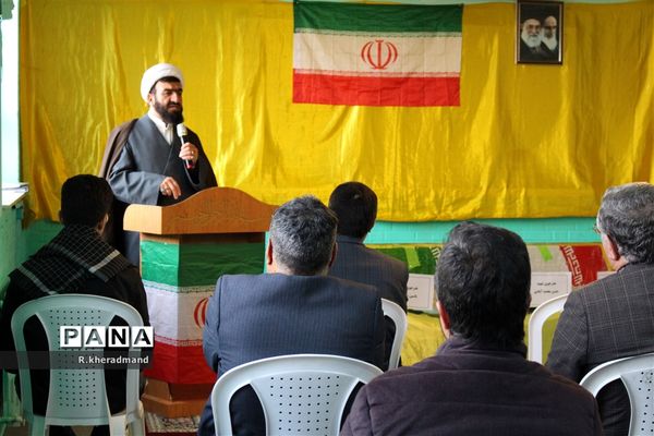 مراسم گرامیداشت شهدای دانش‌آموز حادثه تروریستی گلزار شهدای کرمان در چناران