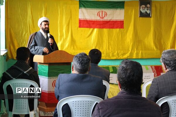 مراسم گرامیداشت شهدای دانش‌آموز حادثه تروریستی گلزار شهدای کرمان در چناران
