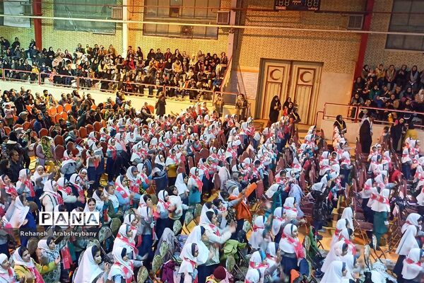 جشن اعیاد ماه رجب در مدارس شهرستان آباده
