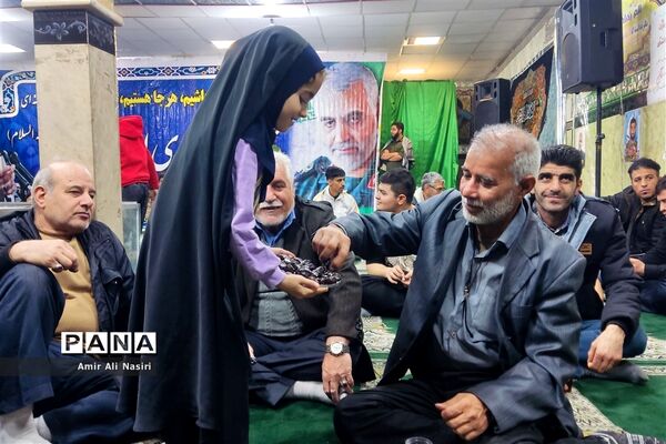 مراسم سالگرد شهادت شهید مدافع حرم، رضا عباسی در حسینیه شهید هاشمی ملارد