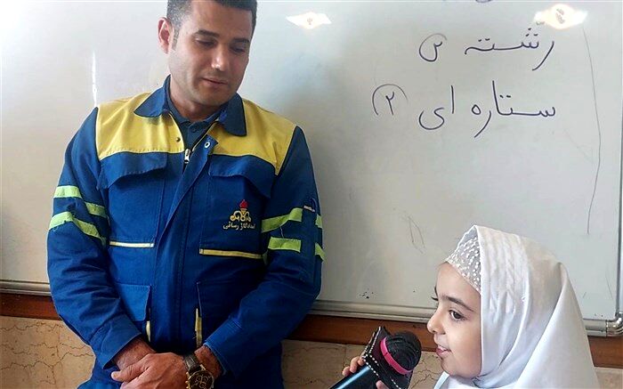 کلاس‌های آموزشی مصرف بهینه گاز برای دانش‌آموزان ملارد/ فیلم