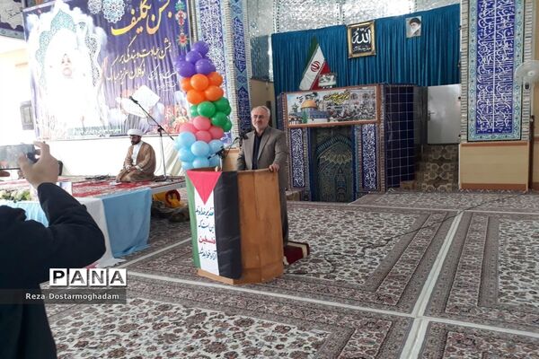 آیین جشن فرشته‌ها در مصلی امام خامنه‌ای(مدظله العالی) شهرستان شیروان