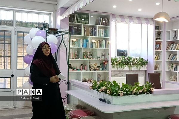 افتتاح کتابخانه دبستان فاطمه الزهرای نیشابور