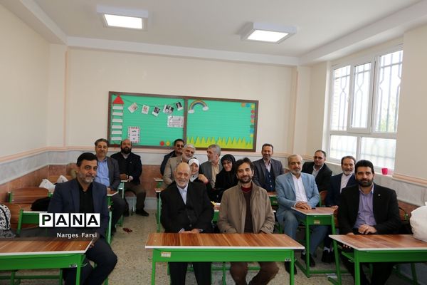 افتتاح طرح توسعه 3 کلاسه دبستان برکت محمود‌آباد قم