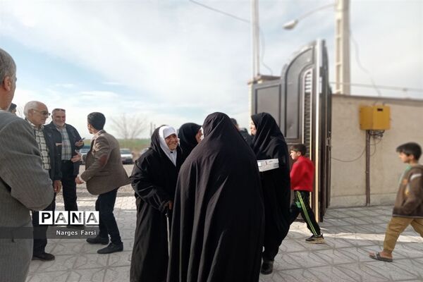 افتتاح طرح توسعه 3 کلاسه دبستان برکت محمود‌آباد قم