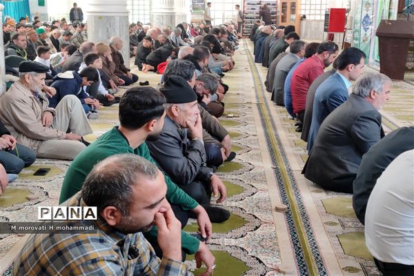 حضور مدیرکل آموزش پرورش در نمازجمعه شهر آشخانه