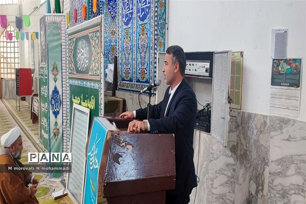 حضور مدیرکل آموزش پرورش در نمازجمعه شهر آشخانه