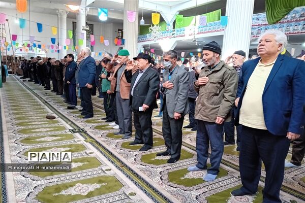 حضور مدیرکل آموزش پرورش در نمازجمعه شهر آشخانه