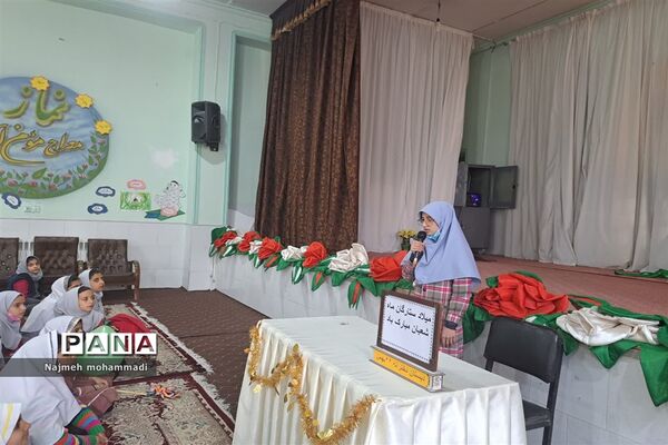برگزاری مراسم‌ها و برپایی موکب به‌مناسبت فرا رسیدن سوم شعبان توسط دانش‌آموزان ناحیه یک یزد