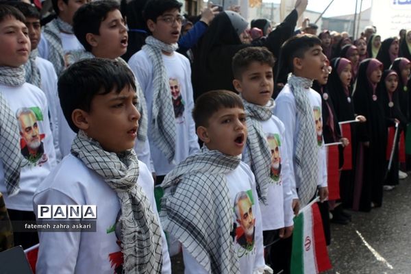 جشن تولد ۴۵ سالگی انقلاب اسلامی در گلوگاه