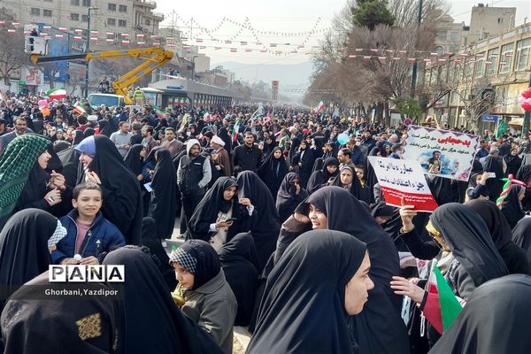 راهپیمایی یوم‌الله ۲۲ بهمن ماه سال ۱۴۰۲ در مشهد