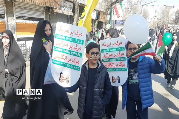 راهپیمایی ۲۲ بهمن شهر قزوین