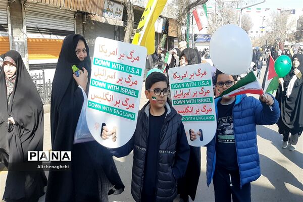 راهپیمایی ۲۲ بهمن شهر قزوین