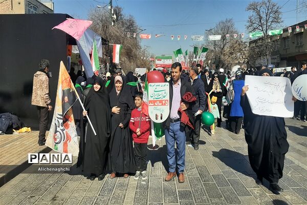 راهپیمایی ۲۲ بهمن شهر قزوین