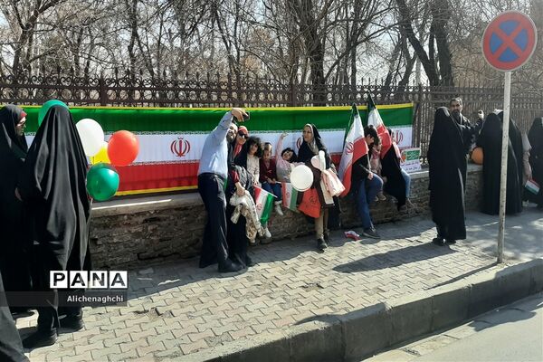 راهپیمایی ۲۲ بهمن شهر قزوین