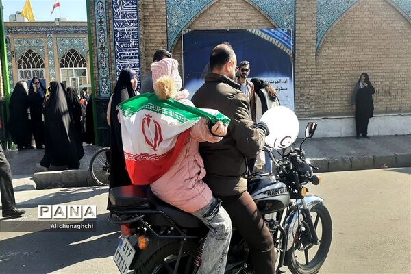 راهپیمایی ۲۲ بهمن شهر قزوین