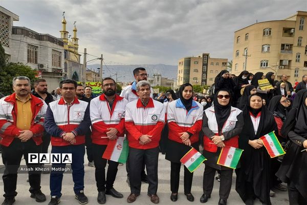 مراسم راهپیمایی یوم الله ۲۲ بهمن در کازرون