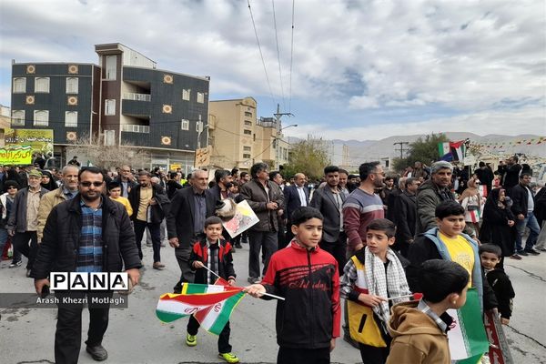 مراسم راهپیمایی یوم الله ۲۲ بهمن در کازرون