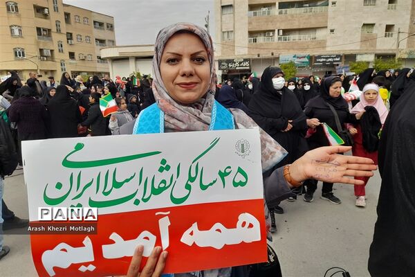 مراسم راهپیمایی یوم الله ۲۲ بهمن در کازرون
